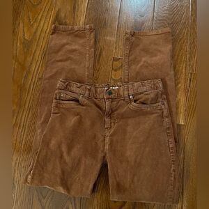 Lands’ End kids size 16 brown adjustable waist corduroy pants